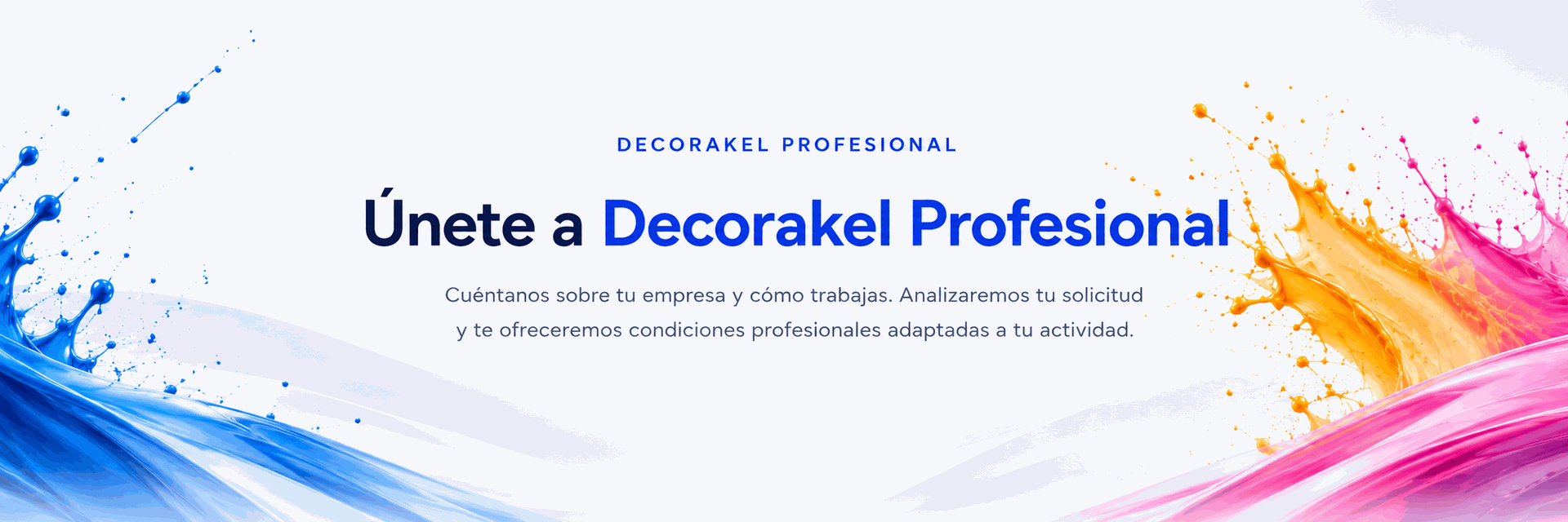 Decorakel Profesional - precios y condiciones para empresas