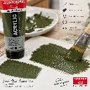 Textura y aplicación Amsterdam Verde Oliva Oscuro 622