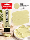 Muestra de color Acrílico Amsterdam Standard Series Amarillo Nápoles Verde 282