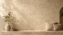 Acabado decorativo efecto arena con Arenas Egypcias Jafep en pared interior