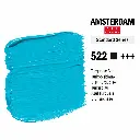 Muestra de color Acrílico Amsterdam Standard Series Azul Turquesa 522