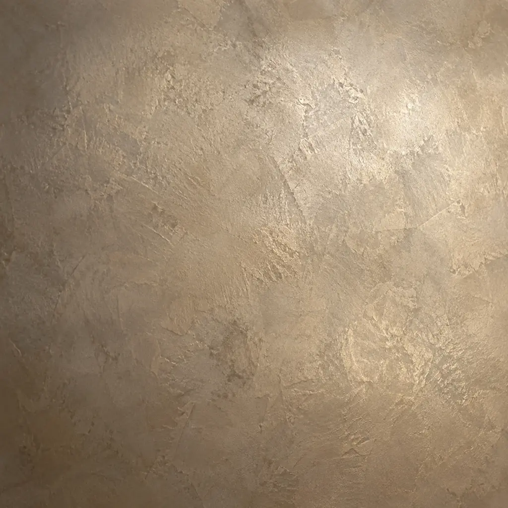 Pared interior decorada con Sahara Jafep efecto aterciopelado metalizado