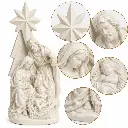Detalle de Belén Compacto Estrella de Poliresina 24 cm