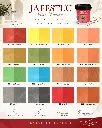 Carta de colores Jafestuc Jafep para estuco decorativo