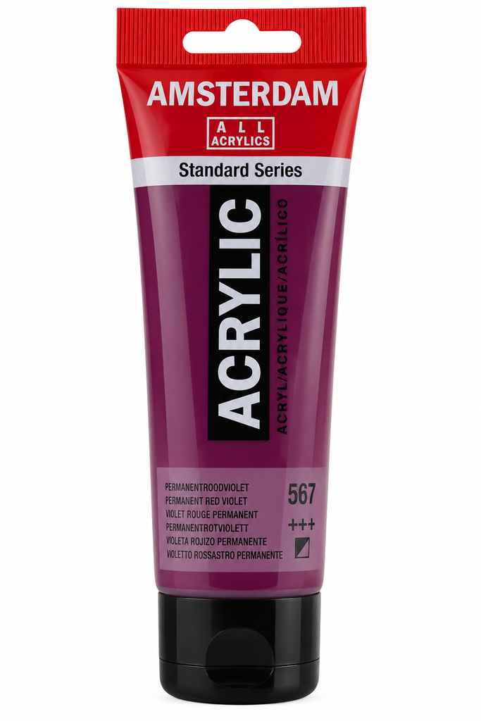 [17095672] Acrílico Amsterdam Standard Series Violeta Rojizo Permanente 567 – 120 ml