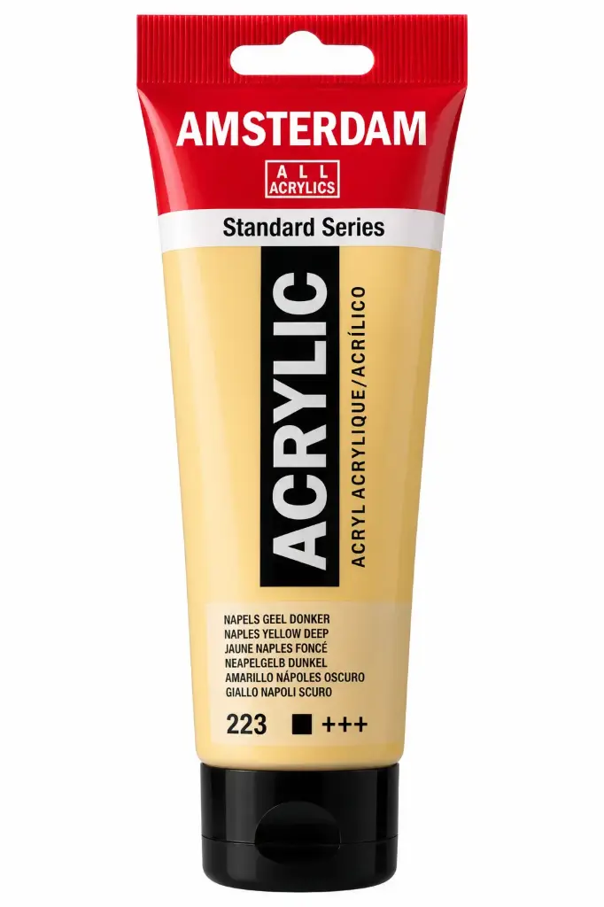 [17092232] Acrílico Amsterdam Standard Series Amarillo Nápoles Oscuro 223 – 120 ml