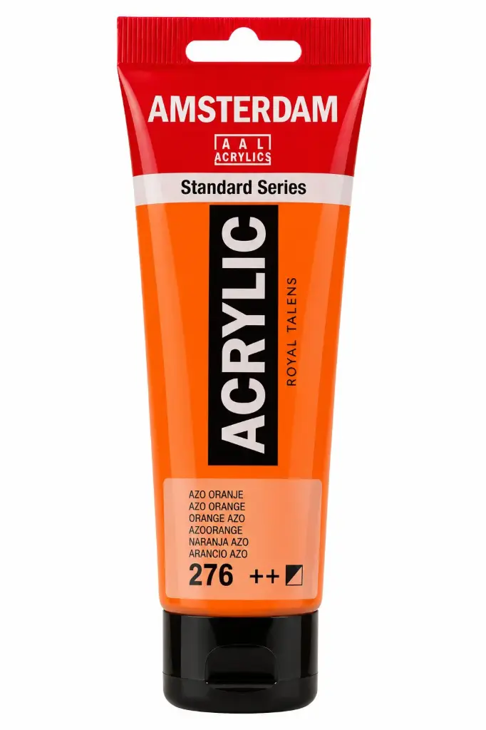 [17092762] Acrílico Amsterdam Standard Series Anaranjado Azo 276 – 120 ml