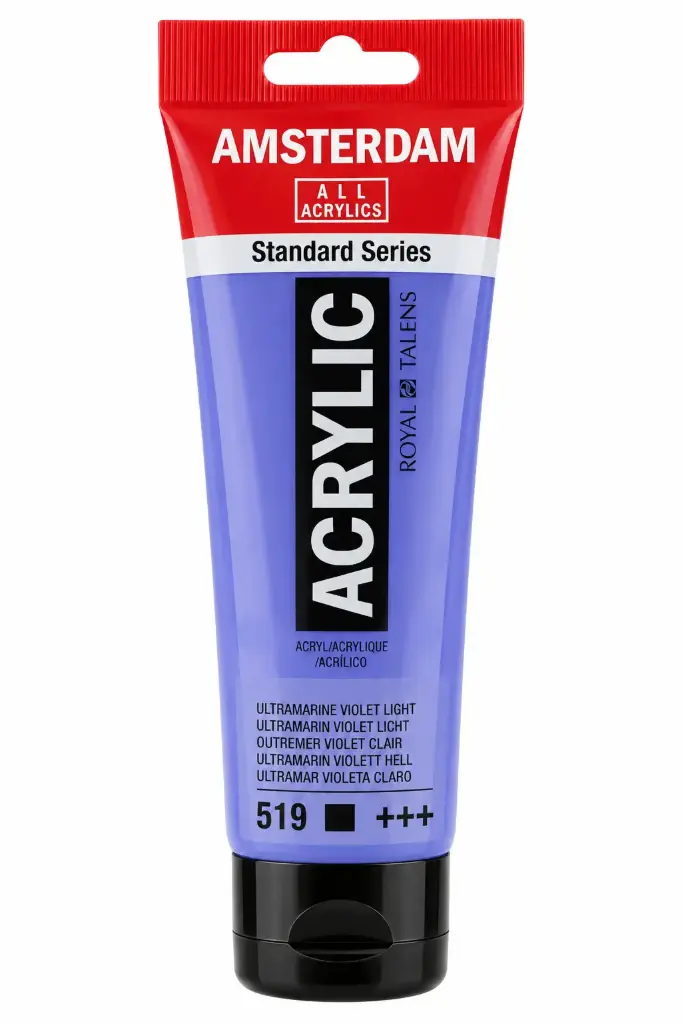 [17095192] Acrílico Amsterdam Standard Series Azul Ultramar Violeta Claro 519 – 120 ml