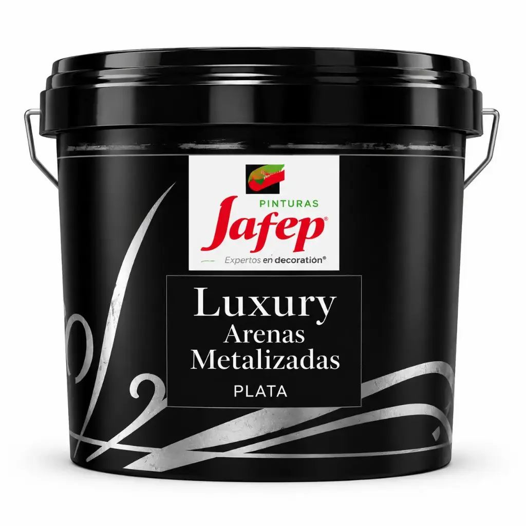 [025850032] Luxury Arenas Metalizadas Jafep Plata 1 L – Efecto decorativo metalizado